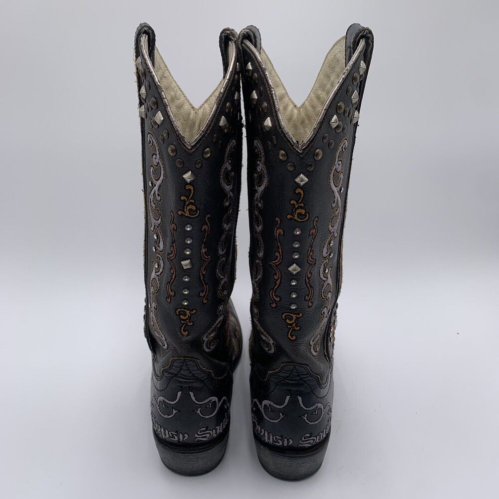 Ariat Gypsy Soule Cowgirl Boots Womens Brown Leather‎ Guilded Gypsy Size 8 B - Picture 4 of 8